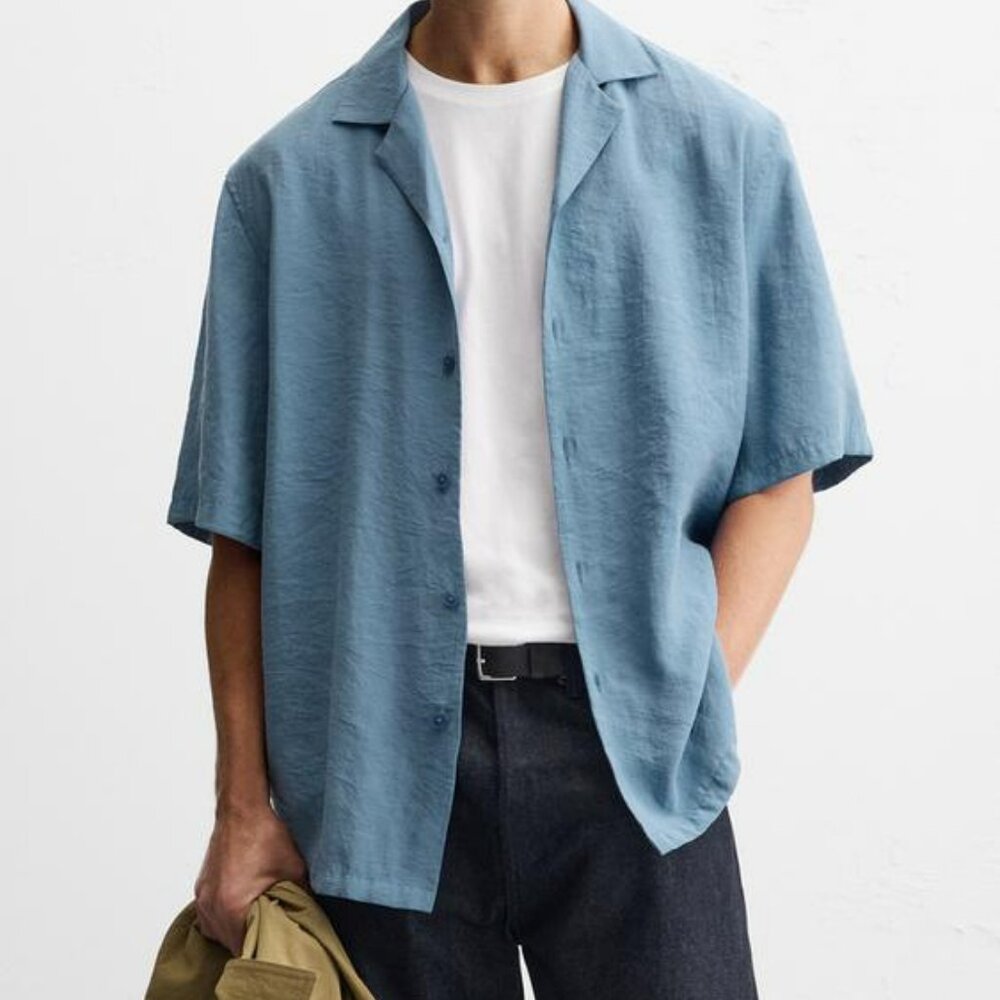 Zara Relaxed Fit Flowy Shirt- S - Like NEW